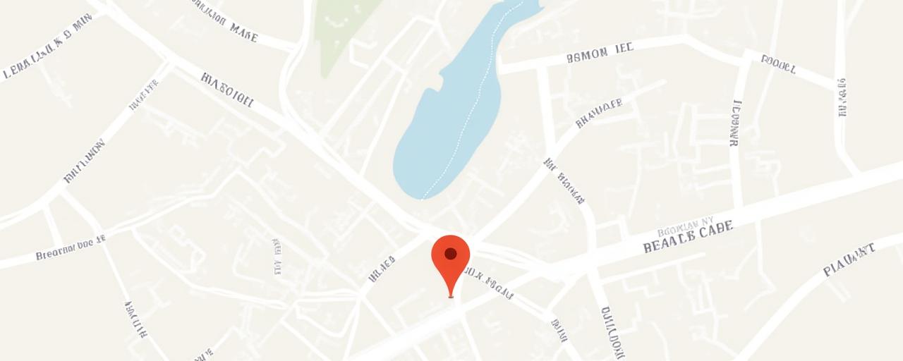 Map location showing 2424 Dean Street in New York