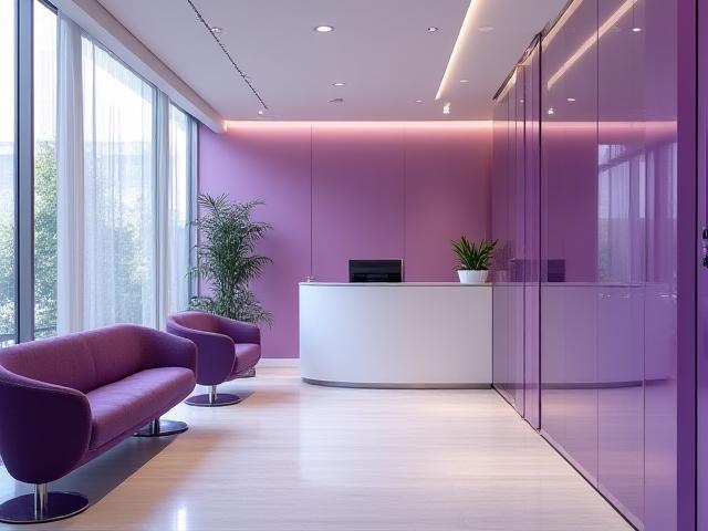 Modern medical facility entrance in NYC